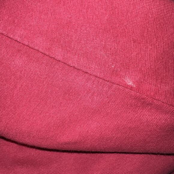 Vtg One Step Up Bodysuit Leotard - Red - Long Sleeve Gathered Shoulder - Size S - Picture 10 of 10